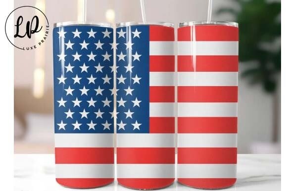 Download USA Flag Tumbler Wrap Sublimation - Premium Resources